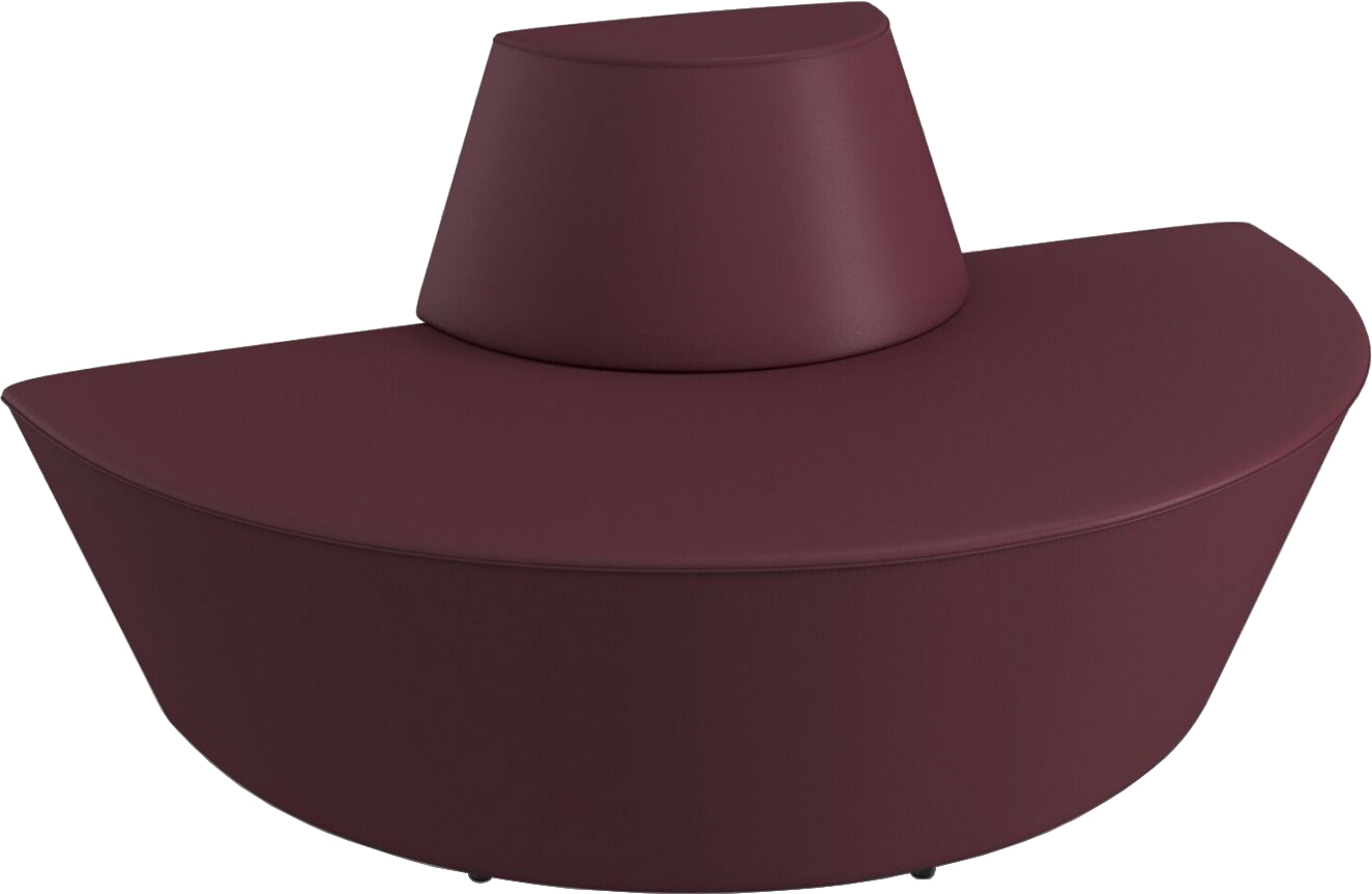 

Диван Kulik System SOMBRERO Половинка Бордовый