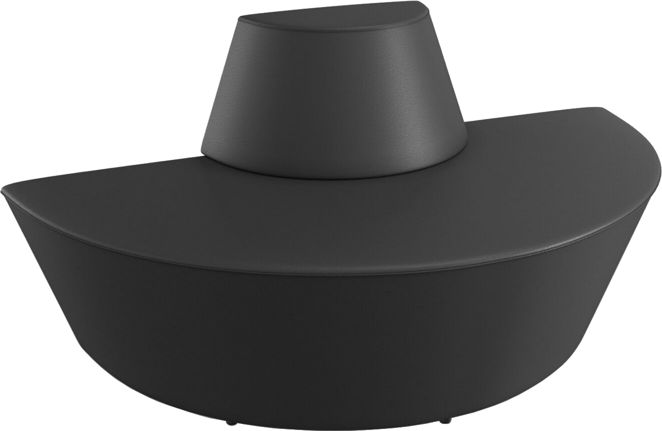 

Диван Kulik System SOMBRERO Половинка Черный