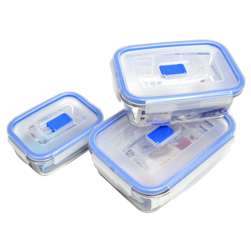 

Набор прямоугольных пищевых контейнеров Luminarc Pure Box Active J3977 3пр
