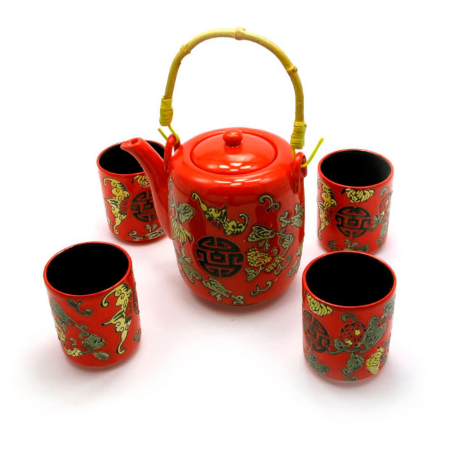 

Чайный сервиз в восточном стиле RedBlack Sabefet 31341-BR-1488