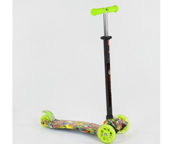

Самокат Best Scooter Maxi Graffiti 1332 2020 New зеленый