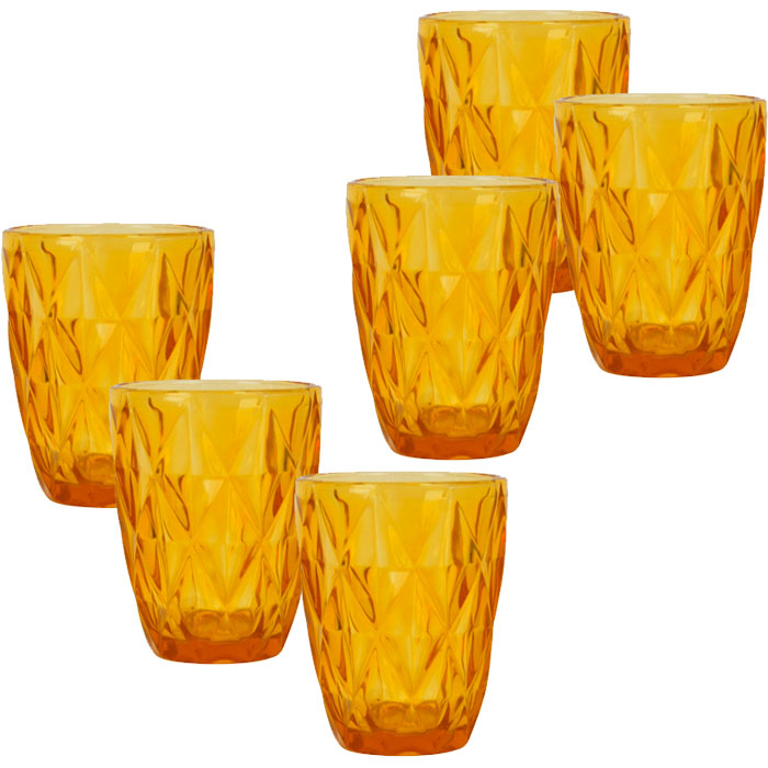 

Набор стаканов Rhombus large желтый 250 мл Sabefet 31980-BR-1488