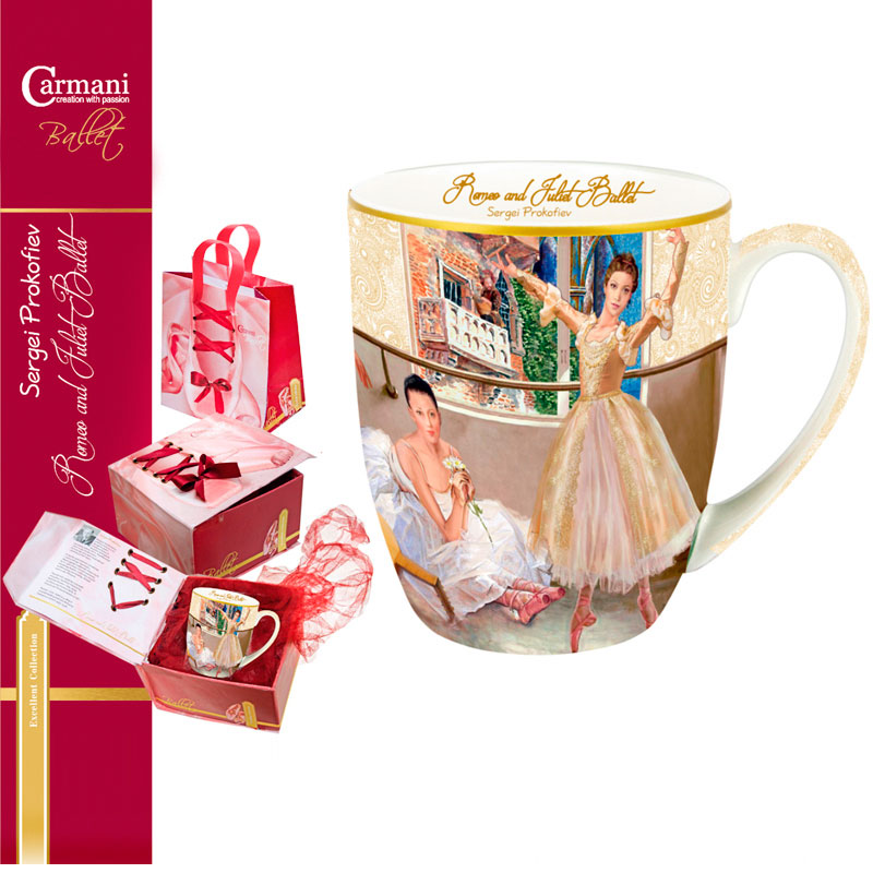 

Подарочный фарфоровый набор кружка Ромео и Джульетта Carmani 32159-BR-1704