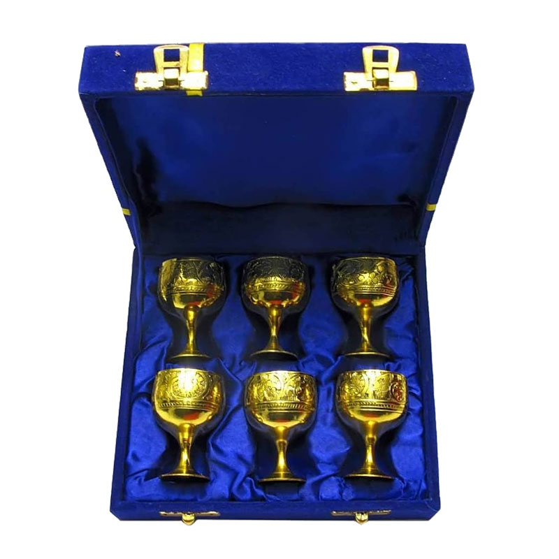 

Подарочные рюмки на ножке из бронзы Darshan 32968-BR-1491