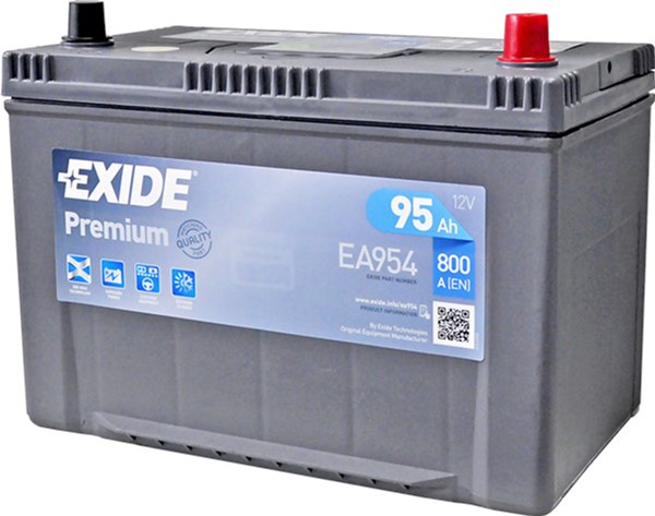 Акція на Автомобильный аккумулятор Exide Premium 6СТ-95 95 Ач (-/+) Asia 800 А (EA954) від Rozetka UA