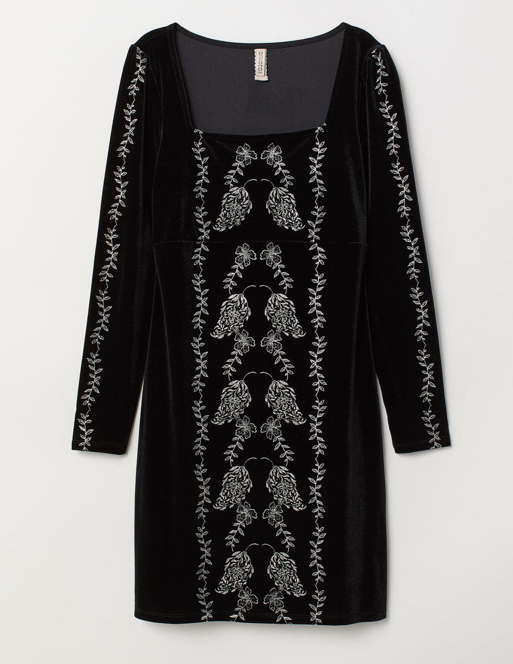 

Платье H&M Ж1053775 цвет черный XXL