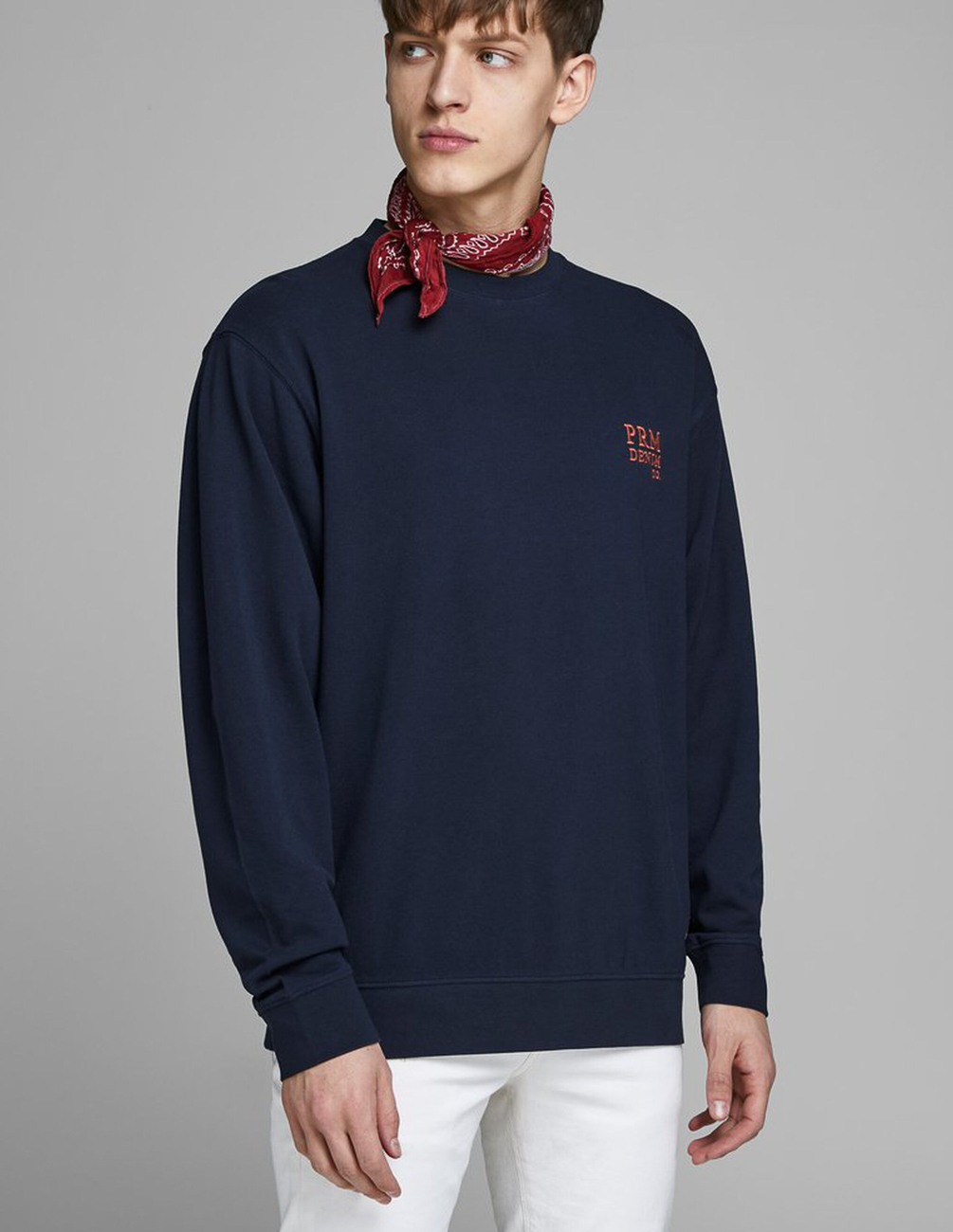 

Свитшот JACK&JONES М0106376 цвет синий M