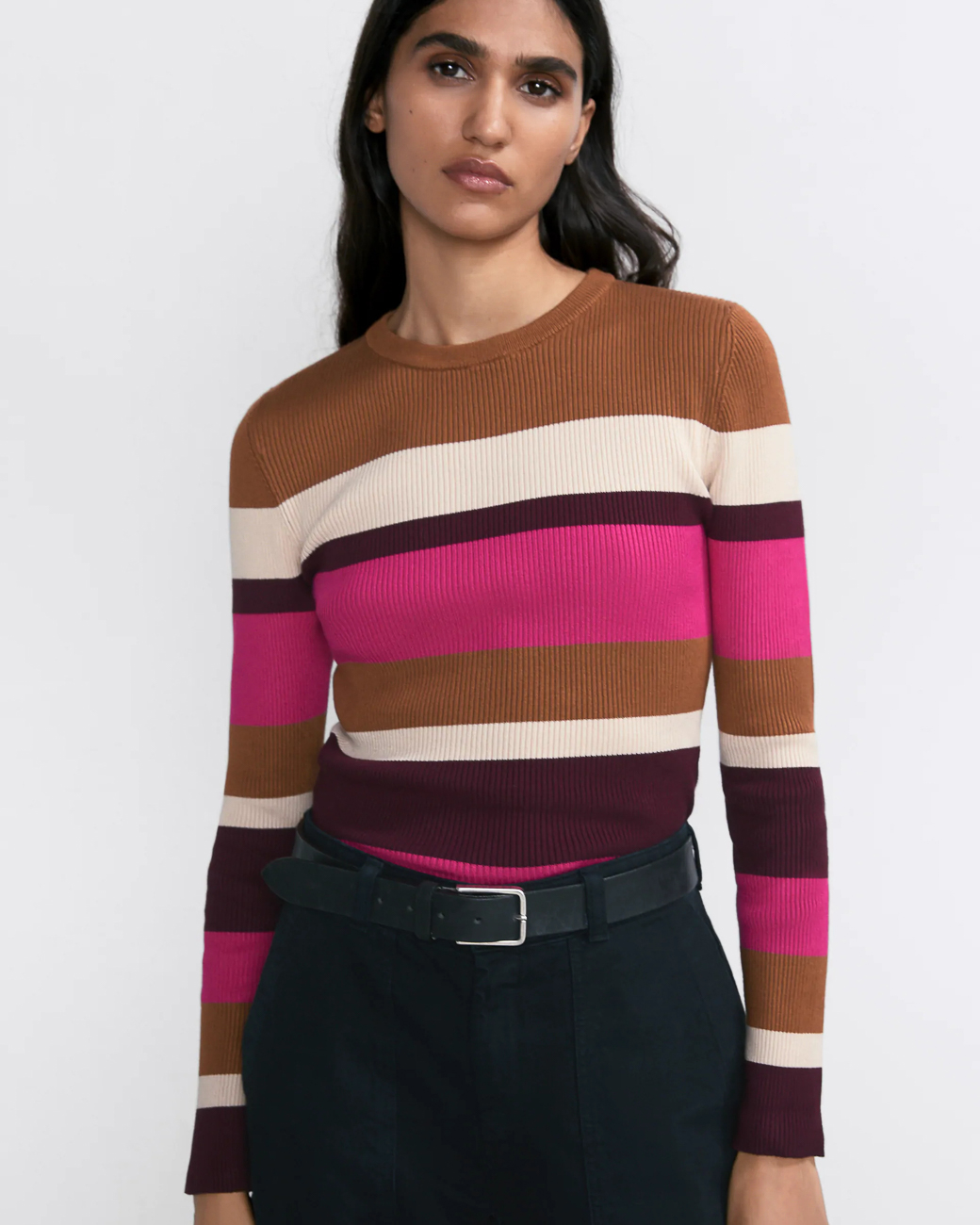 

Джемпер Zara Ж1053505 (3471/001/630) цвет разноцветный M