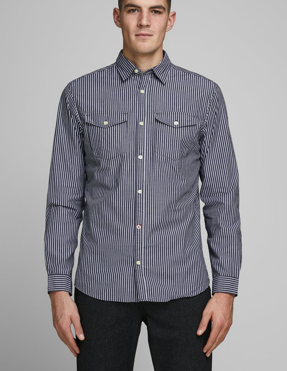 

Рубашка д/р JACK&JONES М0106169 цвет серый, Рубашка д/р JACK&JONES М0106169 цвет серый M