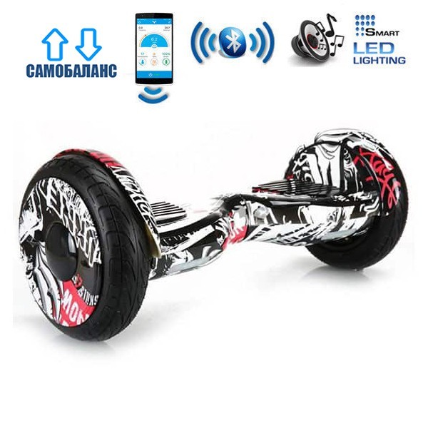 

Гироборд Smart Balance Wheel U20 Premium +Autobalance +Арр 10.5" Пират (4607687)