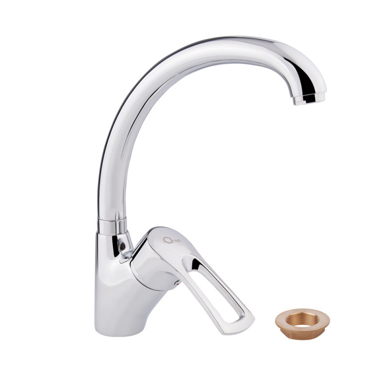

Смеситель для кухни Q-tap Hansberg CRM 007F (SD00030981)