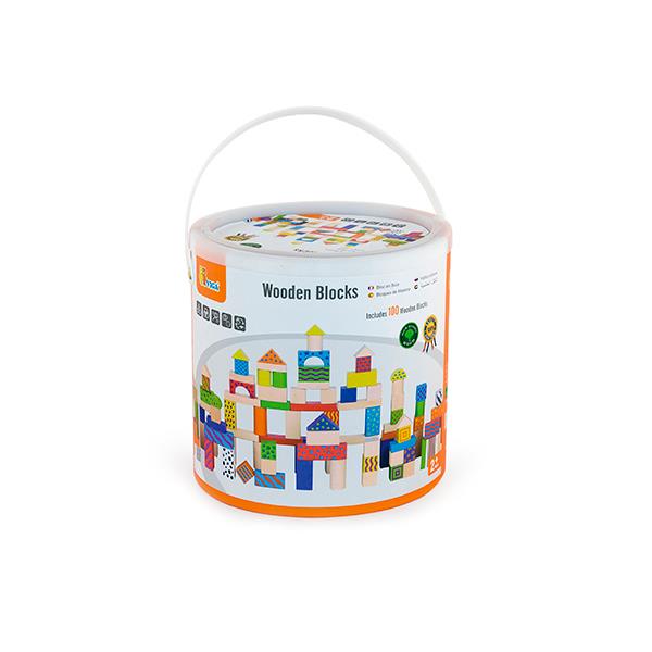

Набор строительных блоков Viga Toys 100 шт., 3 см (59696)