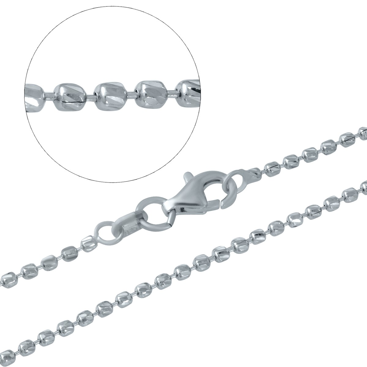 

Серебряная цепочка SilverLine без камней 400 размер