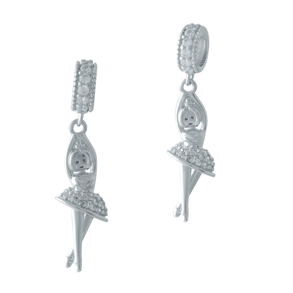 

Серебряный шарм SilverLine с фианитами
