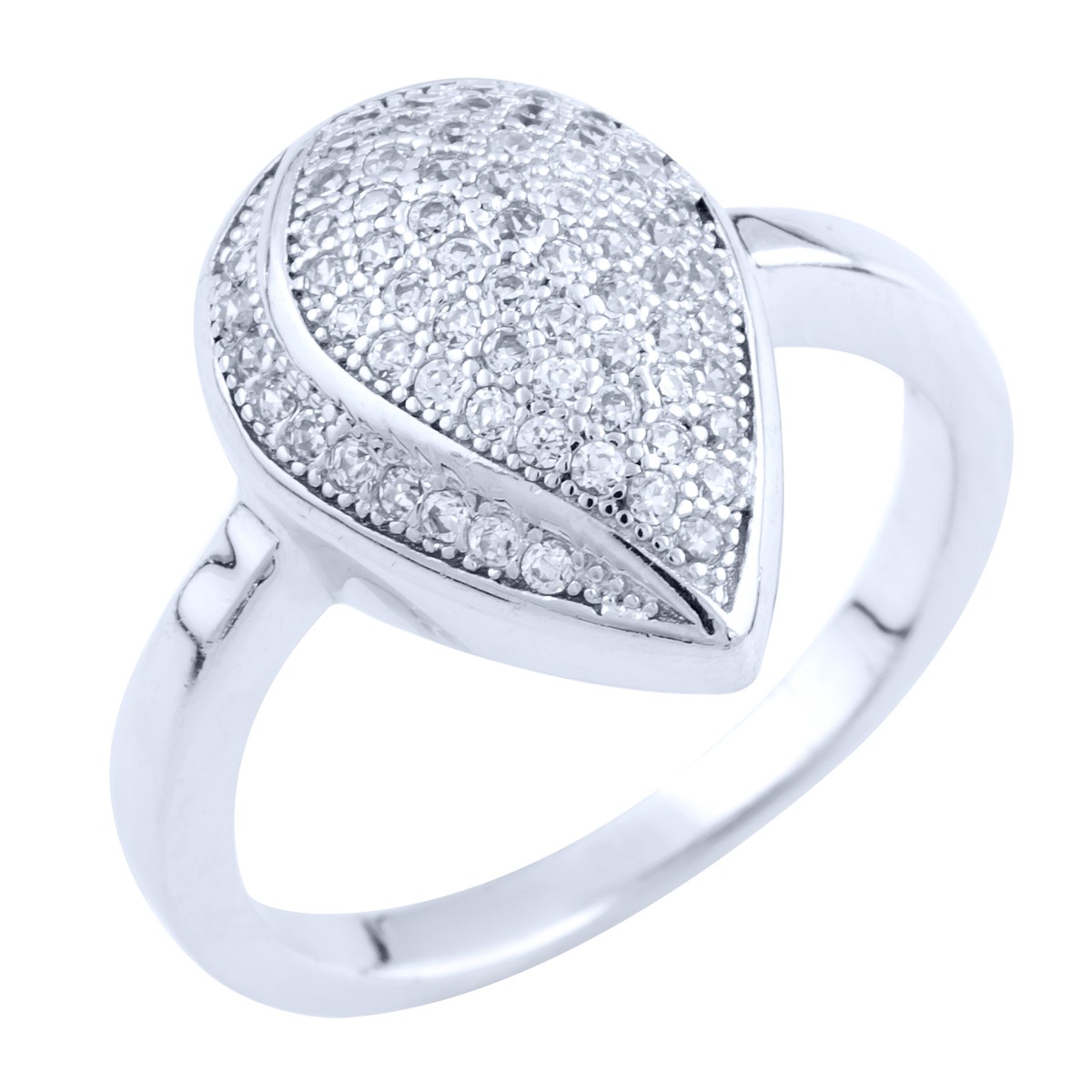 

Серебряное кольцо SilverBreeze с фианитами 17 размер