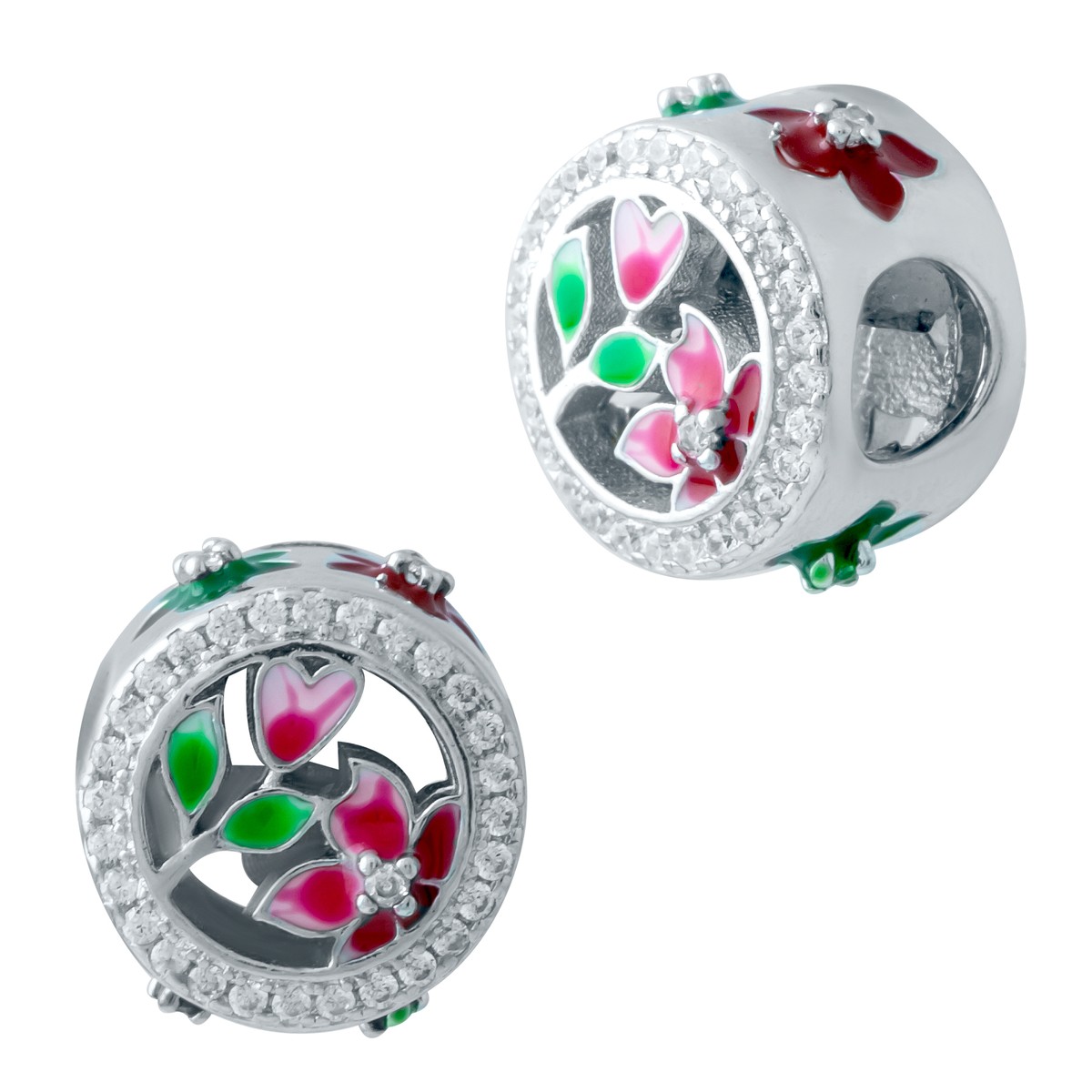 

Серебряный шарм SilverBreeze с емаллю