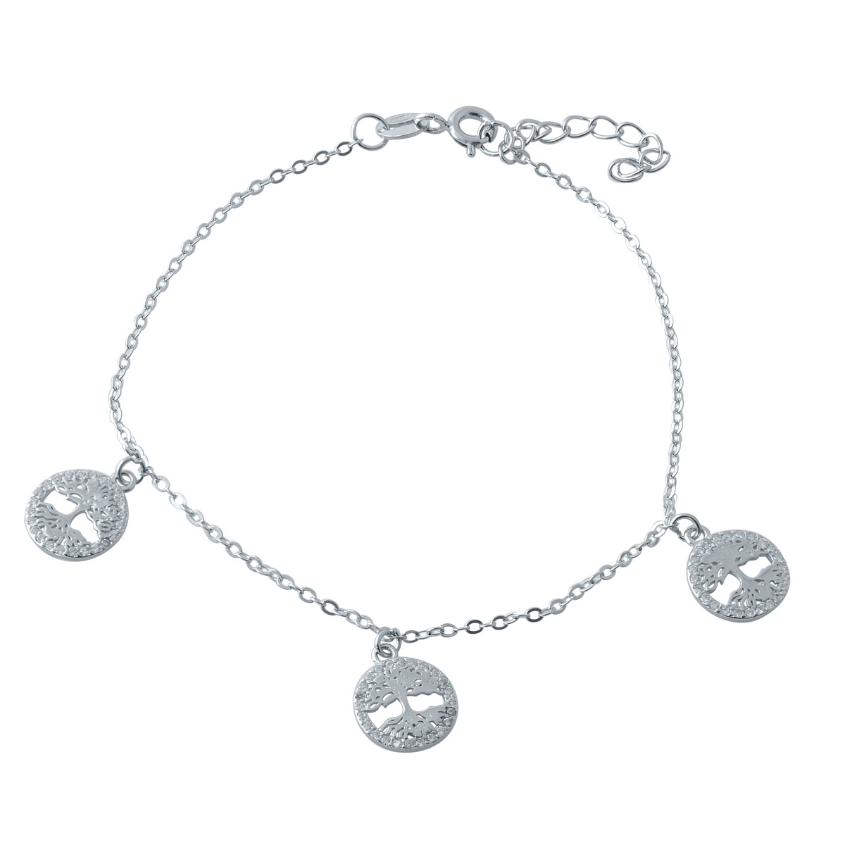 

Серебряный браслет SilverBreeze с фианитами 1720 размер