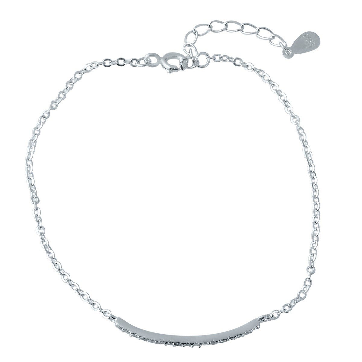 

Серебряный браслет SilverBreeze с фианитами 1720 размер