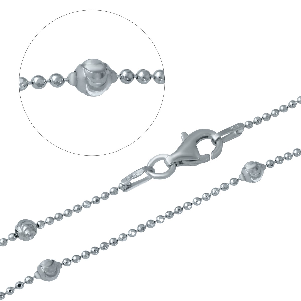 

Серебряная цепочка SilverLine без камней 450 размер
