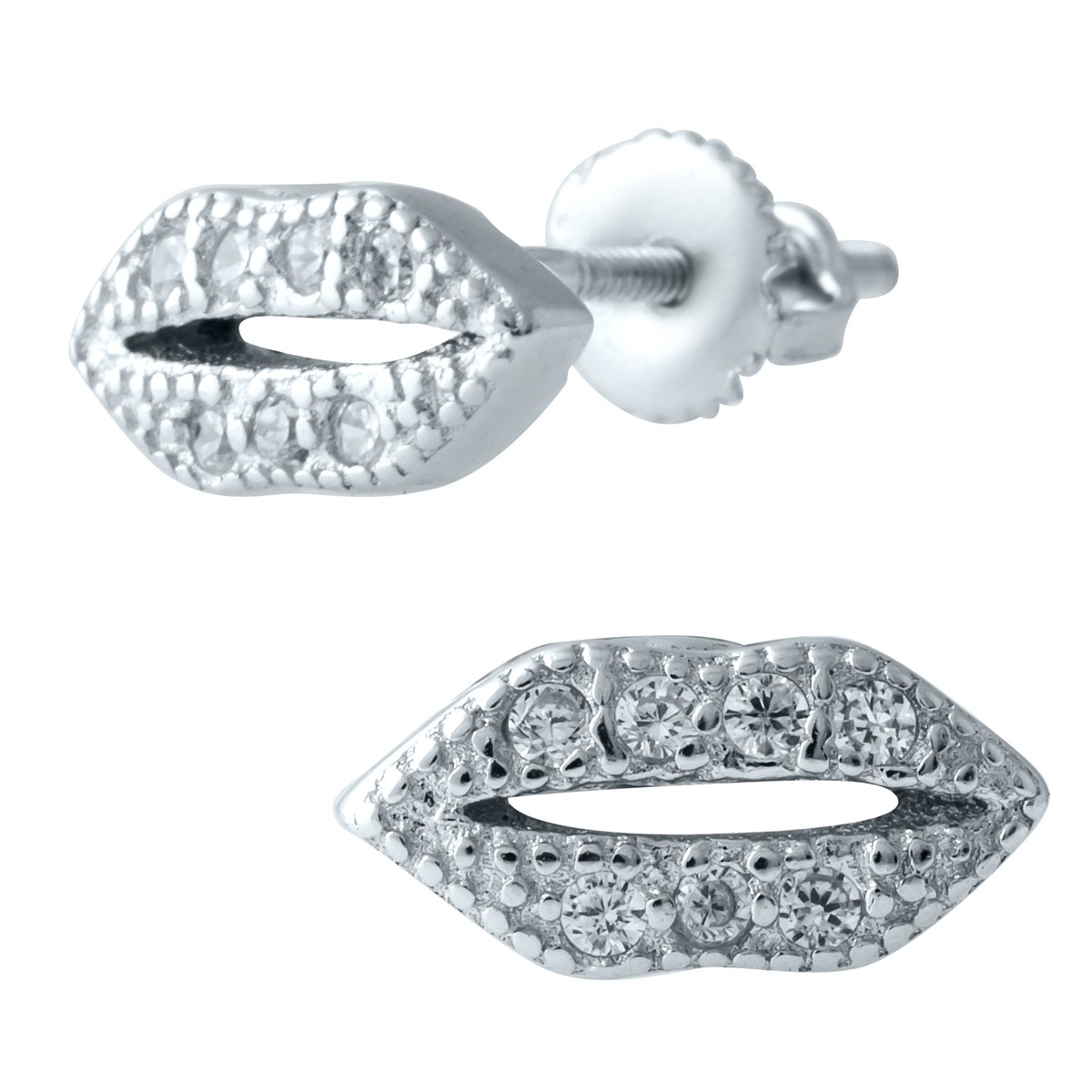 

Серебряные серьги SilverLine с фианитами