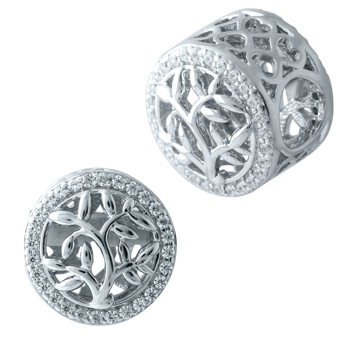 

Серебряный шарм SilverLine с фианитами