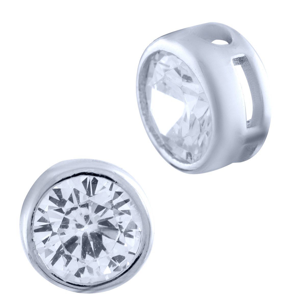 

Серебряная подвеска SilverBreeze с фианитами