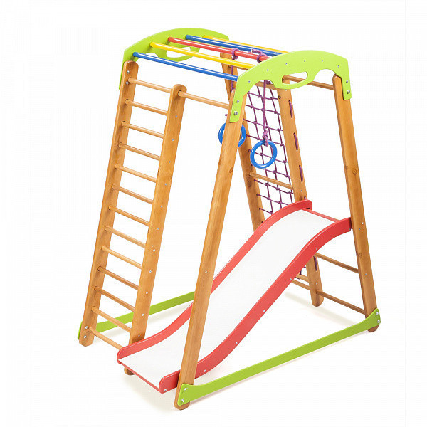 

Детский спортивный уголок SportBaby Кроха-2 Plus 1 150х85х132 см (2295)
