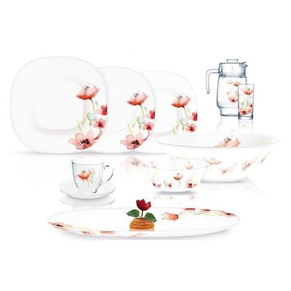 

Столовый сервиз Luminarc Carine Florenza White 46 пр. N2214