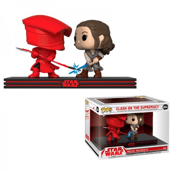 

Фигурка Funko POP! Star Wars Movie Moment - The Last Jedi Rey & Praetorian Guard Vinyl Figure, 32557, 15 см