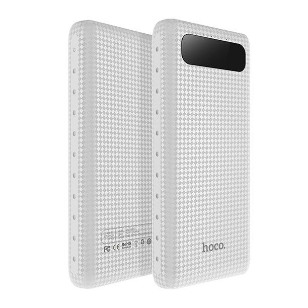 

УМБ HOCO B20a внешний портативный аккумулятор повер банк Power Bank 20000 mAh White