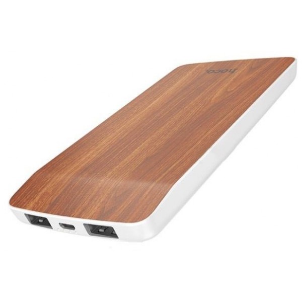 

УМБ Hoco J5 Wooden портативный внешний аккумулятор повер банк Power Bank 8000mAh red oak