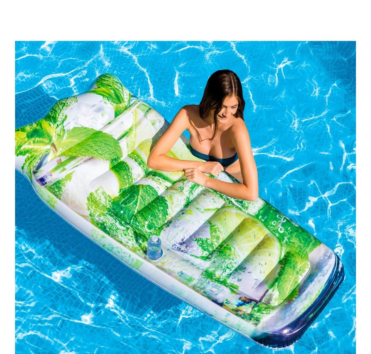 

Матрас Intex 58778 EU "Мохито", размером 178*91 см, с подстаканником, от 6-ти лет