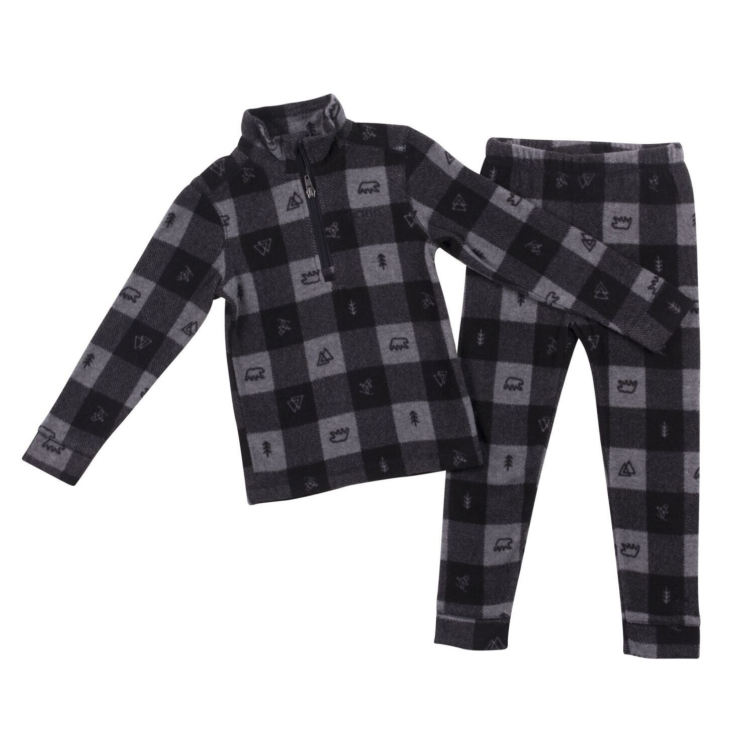 Флисовый костюм NANO BUWP601-F18-Graymix темно-серый 112 - 122 см (BUWP601-F18-Graymix-6)