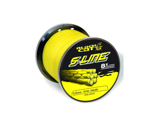 

Шнур Black Cat 0,55mm S-Line 450m 70kg,154lbs yellow (арт.19192116661)