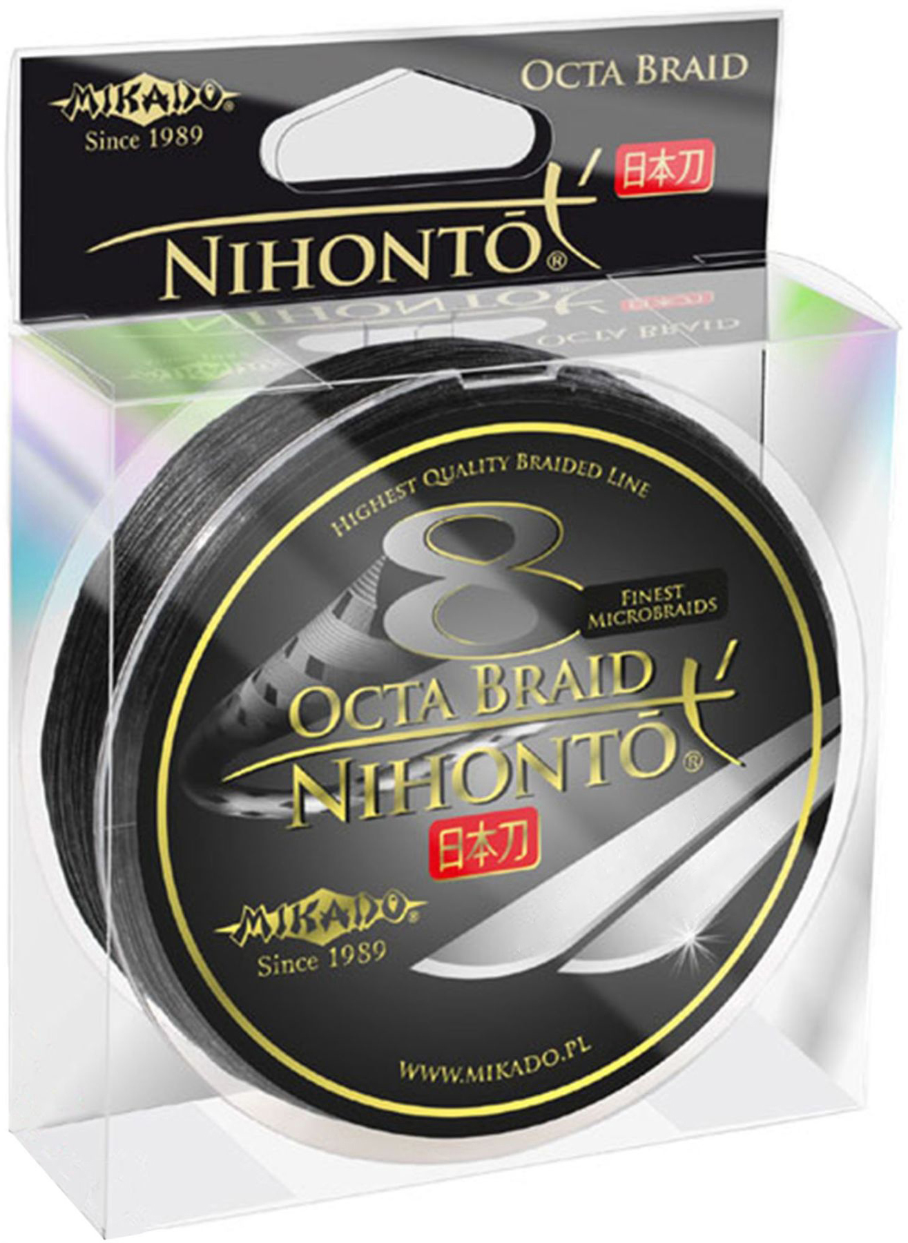 

Шнур Mikado Nihonto 8 Octa Braid 150 м 0.10 мм 7.75 кг Black (Z24B-010)