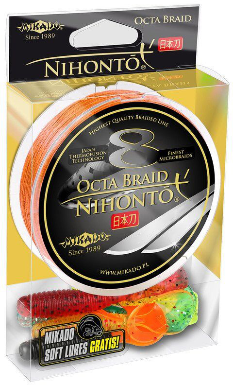 

Шнур Mikado Nihonto 8 Octa Braid 150 м 0.40 мм 39.80 кг Orange (Z24O-040)