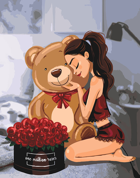 

Картина по номерам Идейка One million roses 40 x 50 см (КНО4606) (4823104313199)