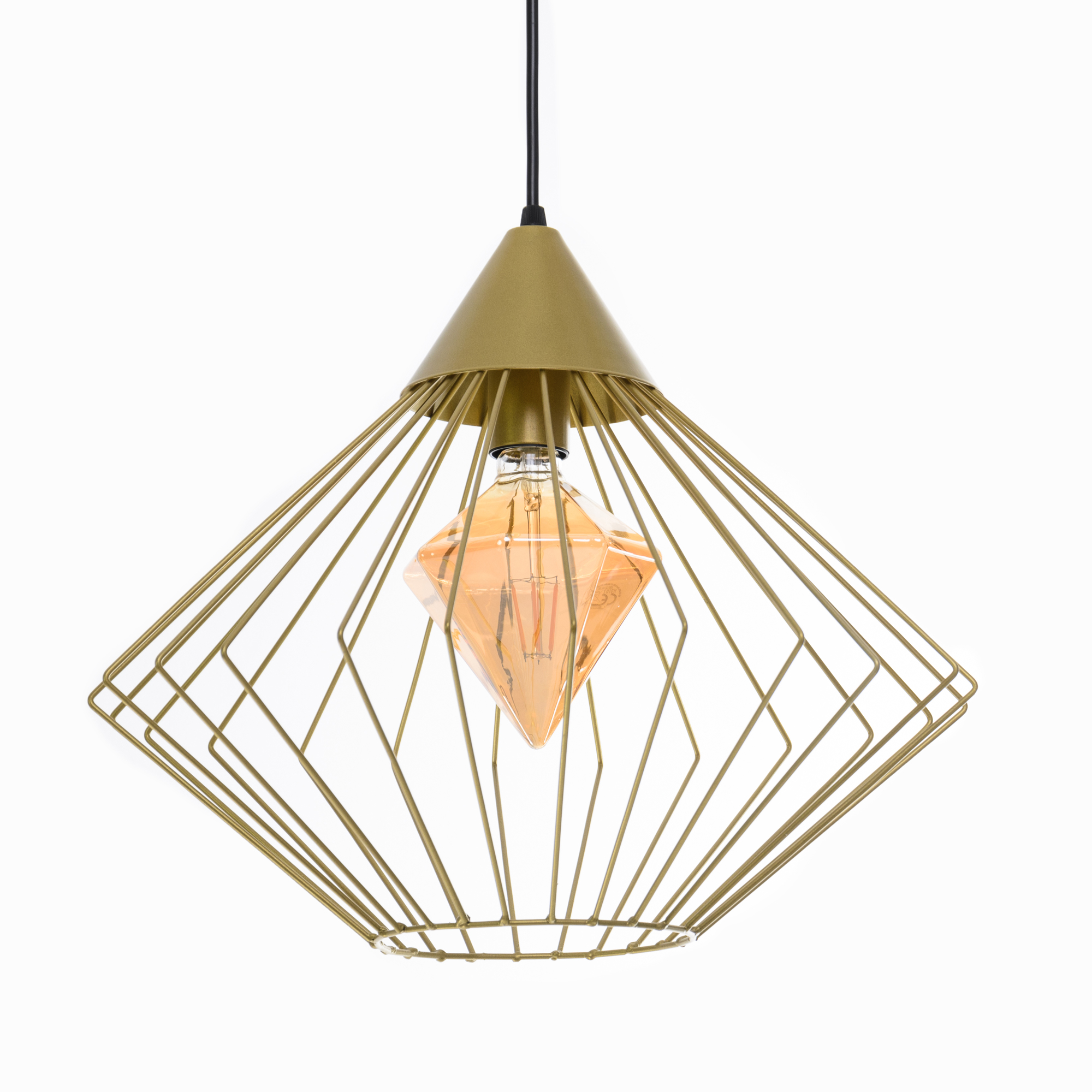 

Люстра подвесная потолочная Atmolight Rhomb P400 Золото (1359) (27985)
