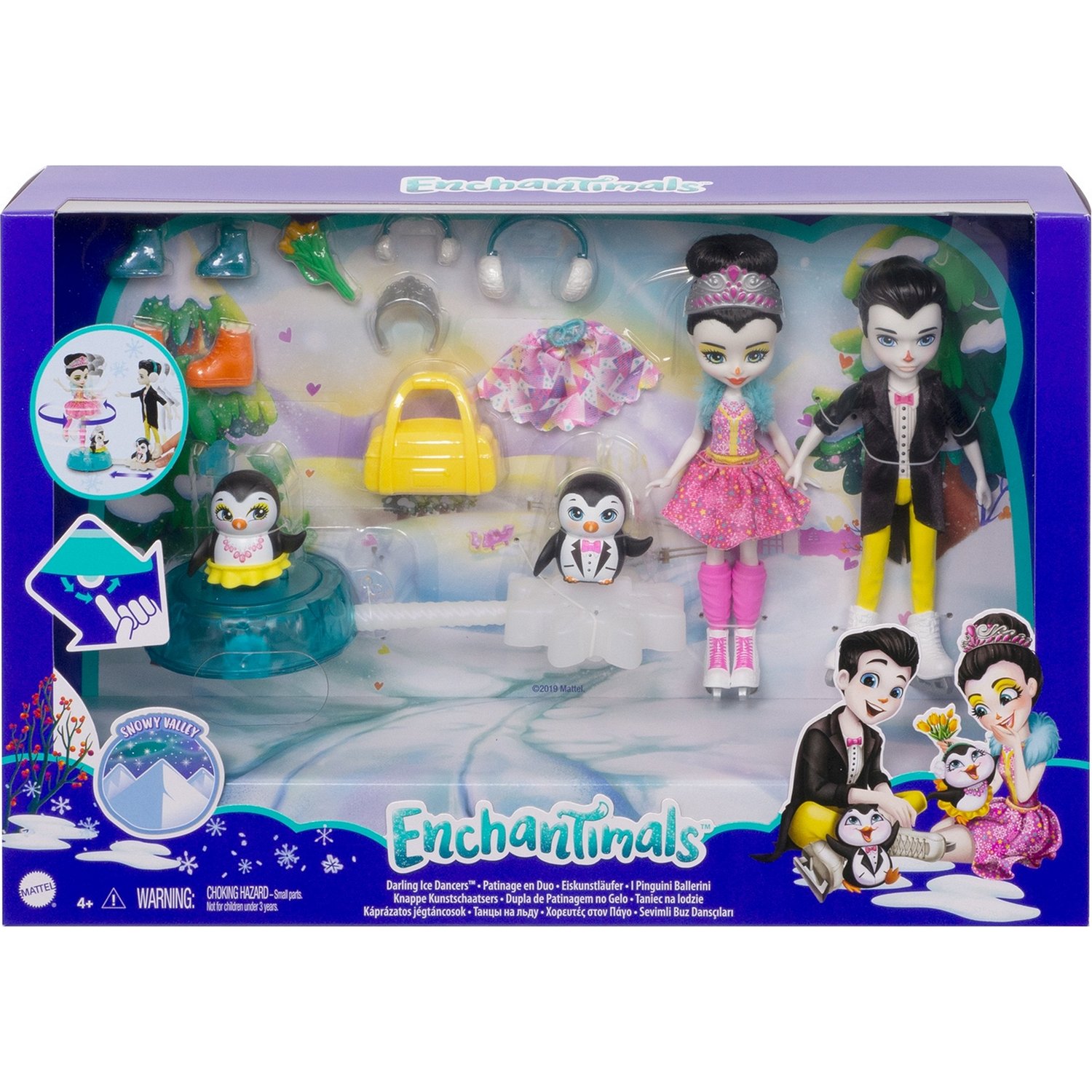 

Набор игровой Enchantimals Снежная долина Фигурное катание GJX49