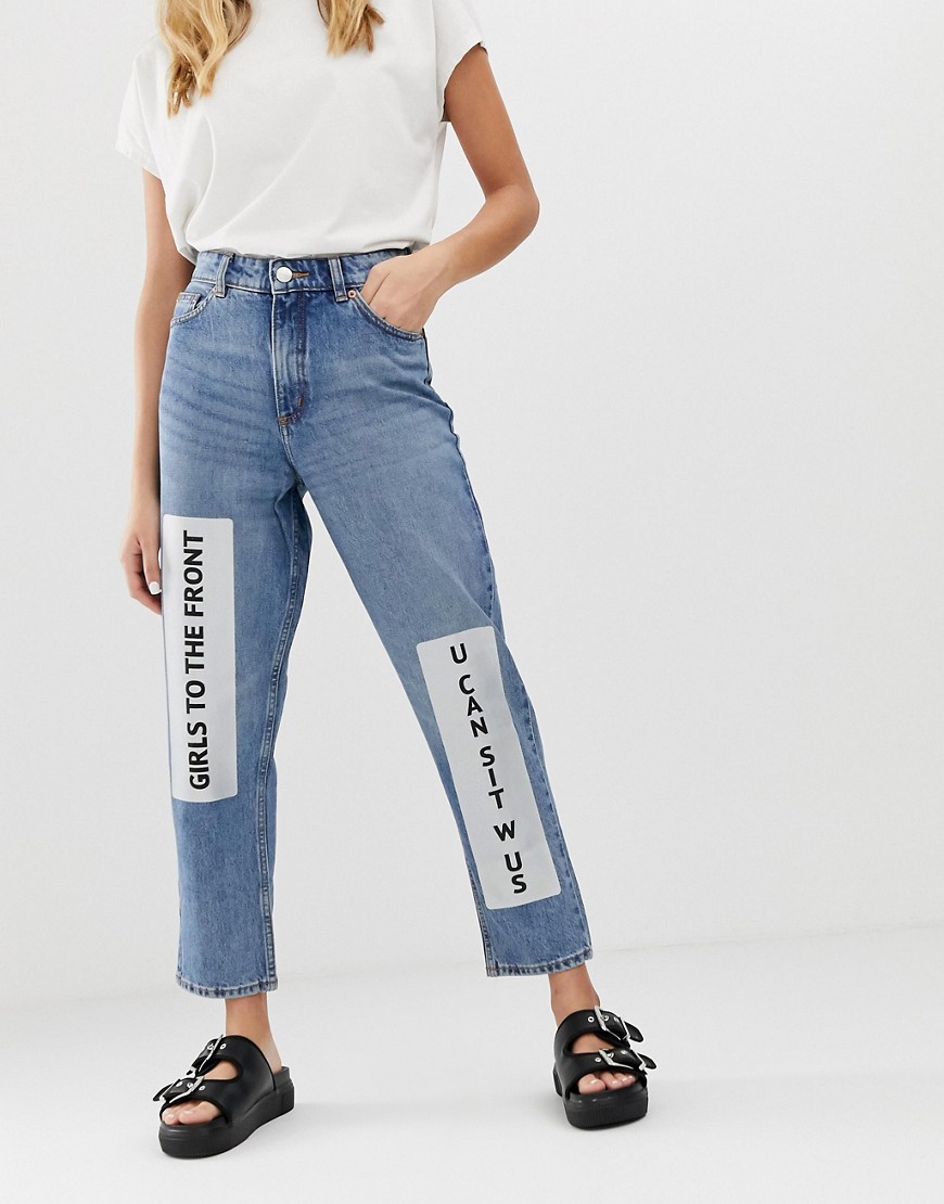 

Джинсы Monki  светло синий 29115184436, Джинсы Monki 30 светло синий 29115184436