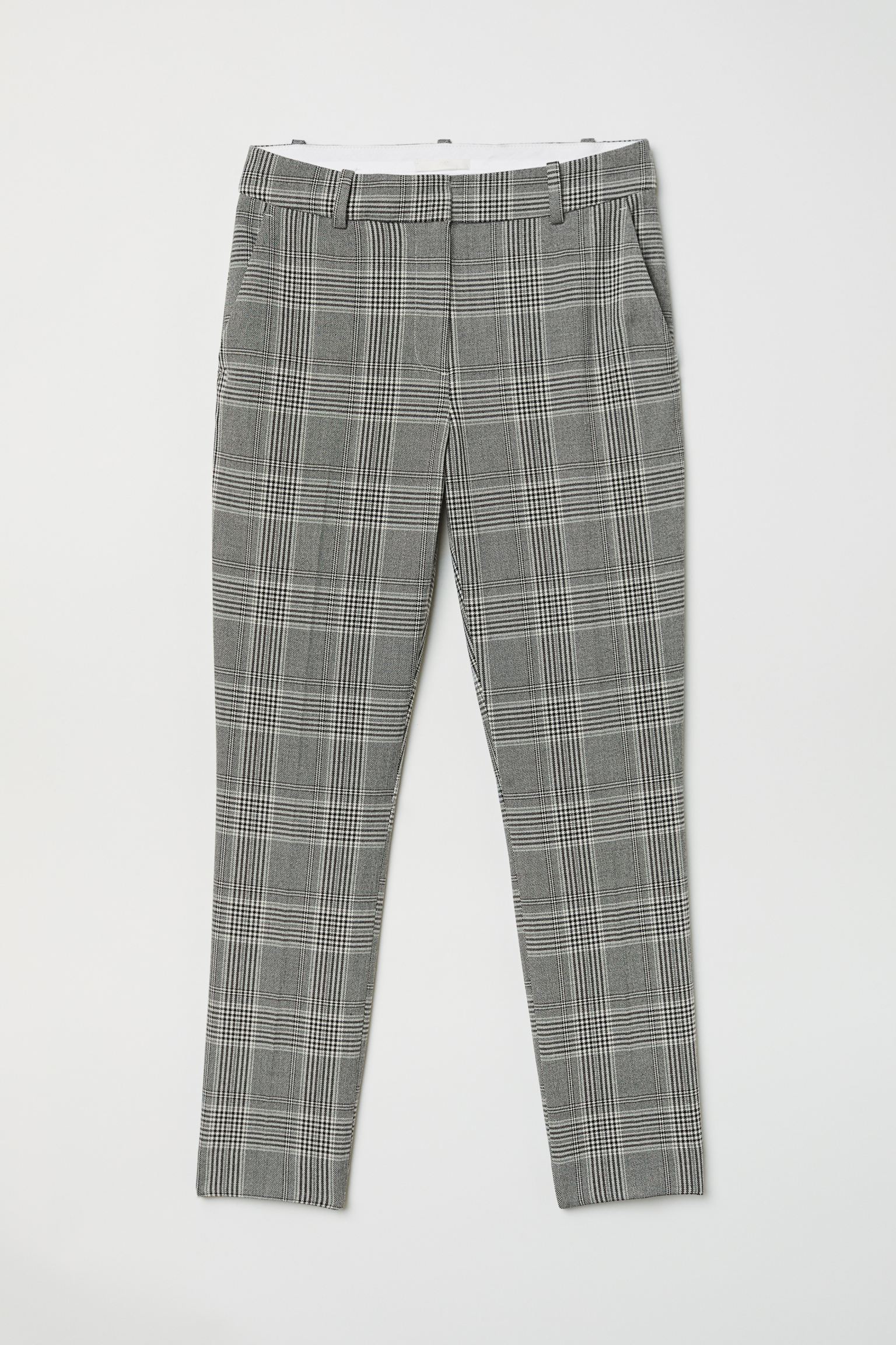 

Брюки H&M  серый клетка 4125248258, Брюки H&M 44 серый клетка 4125248258