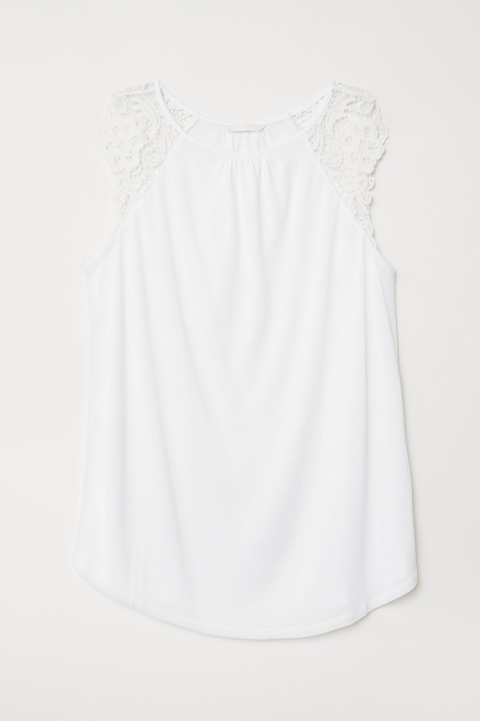 

Майка H&M L белый 4126150428
