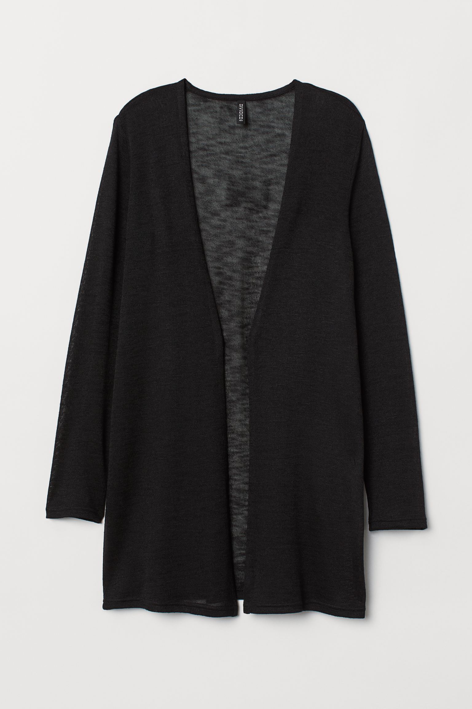 

Кардиган H&M S черный 1126798540