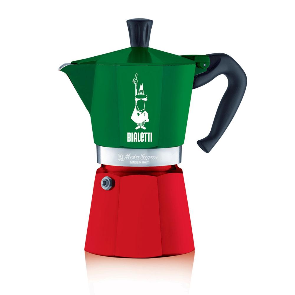 

Гейзерная кофеварка BIALETTI MOKA EXPRESS TTICOLORE 3TZ