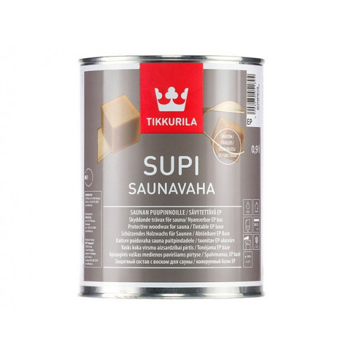 

Защитный состав для бани Супи Саунаваха с воском Tikkurila SUPI SAUNAVAHA