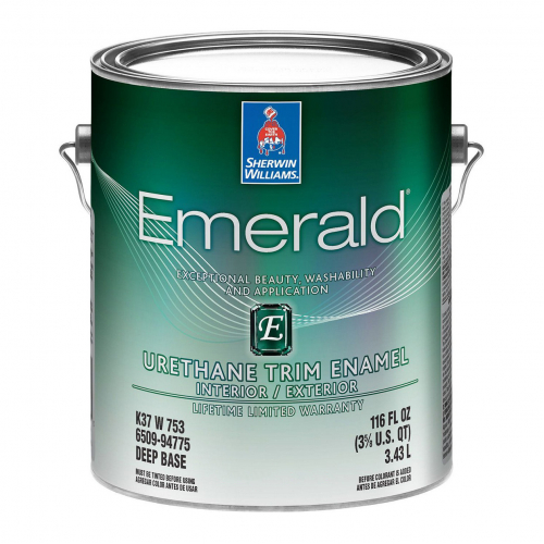 

Эмаль уретановая универсальная Sherwin-Williams Emerald Urethane Trim Enamel Satin Extra White полуматовая