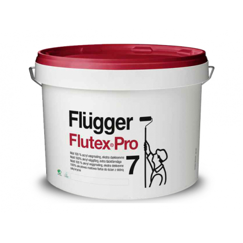 

Краска латексная акриловая Flugger Flutex Pro 7 (Base 1), белая
