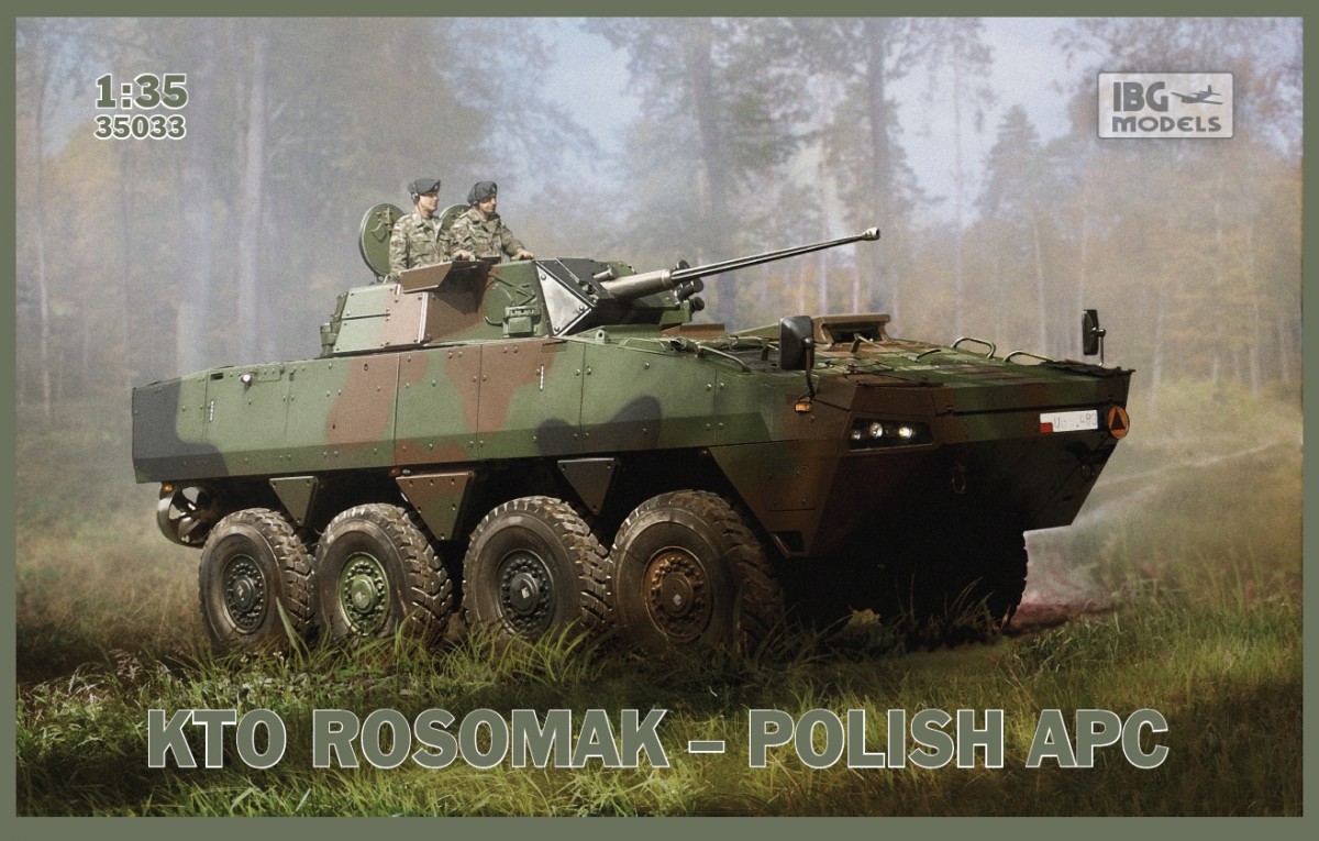 

Сборная модель IBG Польская БМП KTO Rosomak Polish APC (35033)