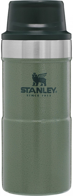 

Термокружка 350 мл Stanley Classic Trigger-action Hammertone Green