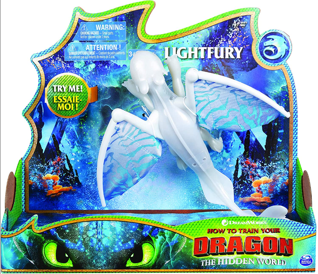 

Дракон Дневная Фурия с звуком и светом Как приручить дракона Dreamworks Dragons Spinmaster 6053479
